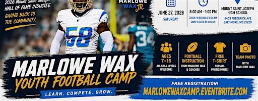 MARLOWE WAX YOUTH FOOTBALL CAMP