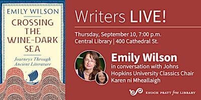 Emily Wilson: "Crossing the Wine-Dark Sea"