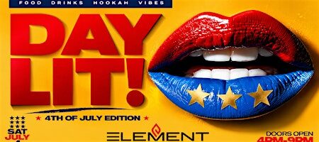 4TH OF JULY DAY PARTY AT ELEMENT LOUNGE