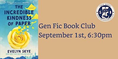 September General Fiction Book Club - The Incredible Kindness of Paper