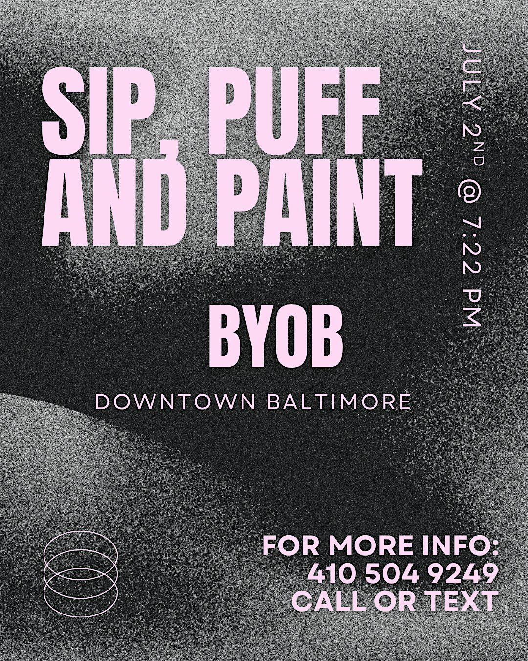 Sip, Puff n Paint on a Thursday!