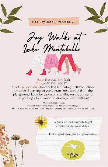Joy Walks at Lake Montebello