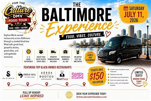 For The Culture DMV Food Tour | The Baltimore Experience