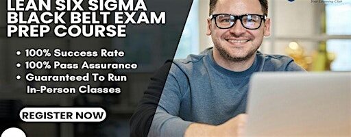 Lean Six Sigma Black Belt Confirmed Baltimore In-person Training