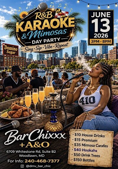 R&B Karaoke & Mimosas Day Party