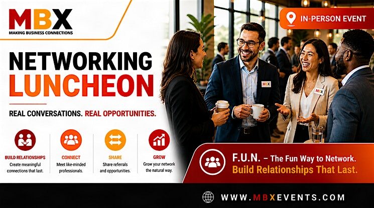 Timonium, MD:  MBX Local Networking Luncheon