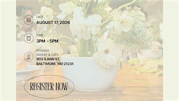 Pitango Summer Floral Design Masterclass