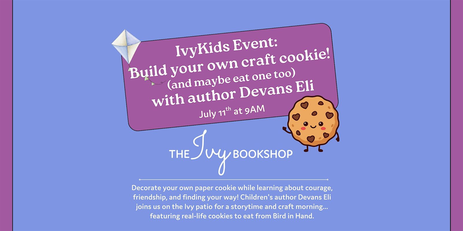 IvyKids: Build your own craft cookie! (and maybe eat one too)