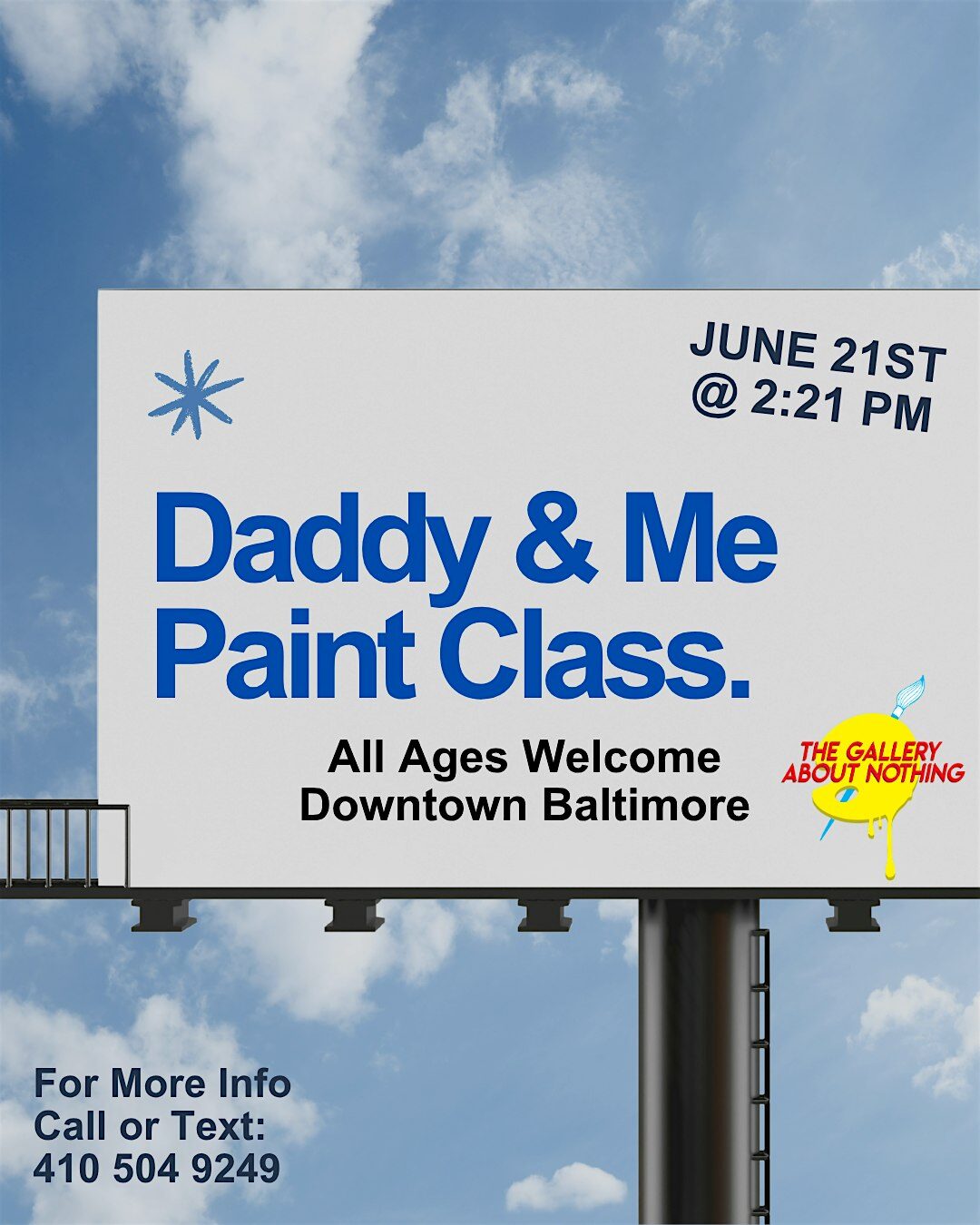 Daddy & Me (A Creative Fathers Day Paint Class)