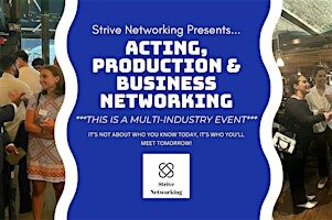 Acting,Production Business Networking|Elevating Your Potential - Baltimore