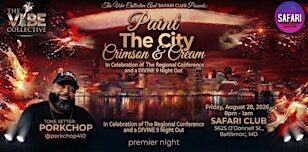 PAINT THE CITY CRIMSON & CREAM
