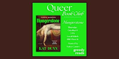 Queer Book Club: "Hungerstone" by Kat Dunn