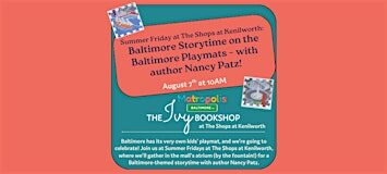 Summer Friday: Baltimore Storytime on Baltimore Playmats with Nancy Patz!