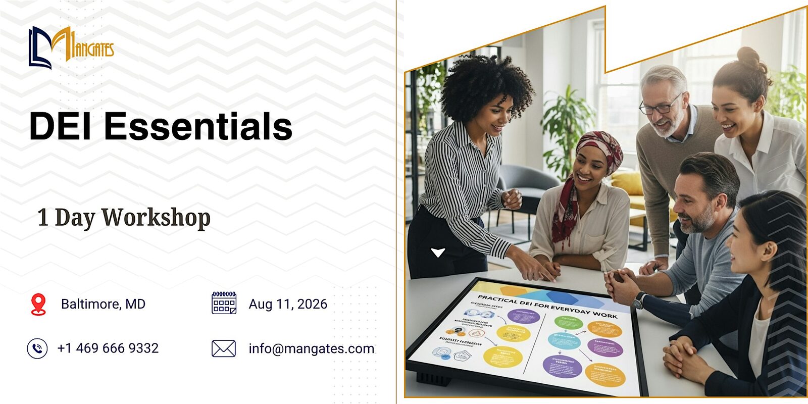 DEI Essentials: 1 Day Workshop in Baltimore, MD | Aug 11
