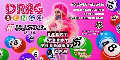 Drag Bingo at Meander Art Bar