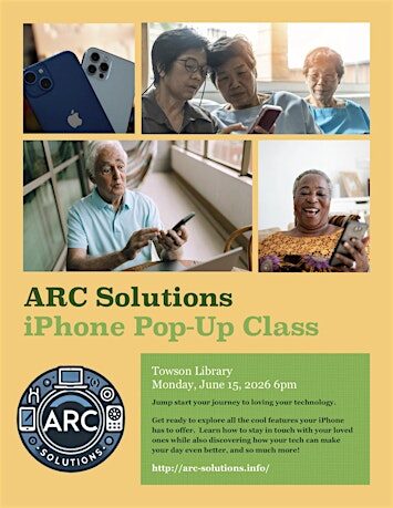 ARC Solutions iPhone Pop-Up Class