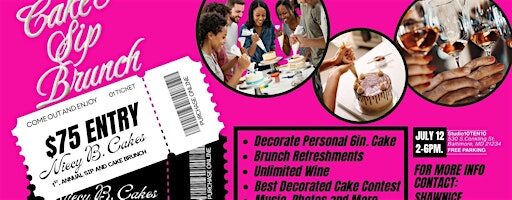 CAKE & SIP BRUNCH