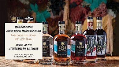 Lyon Rum Dinner— A Four-Course Tasting Experience