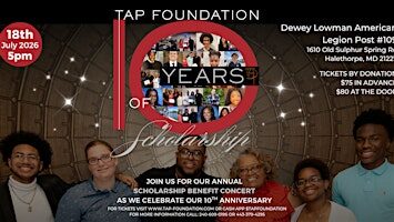 TAP Foundation 2026 Scholarship Benefit Concert