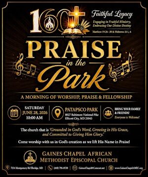 Praise in the Park with Gaines Chapel AME Church