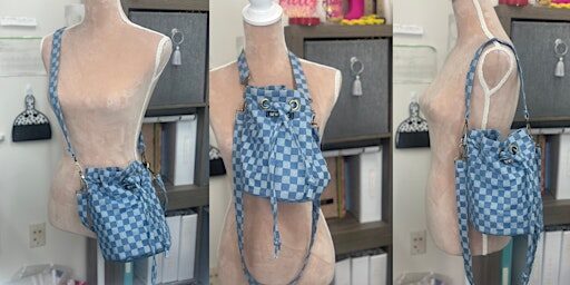 SewSlick Sew & Chill: Repurposed Denim Bucket Bag
