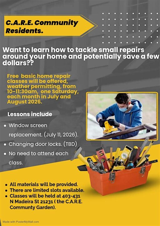 DIY Home Maintenance Class