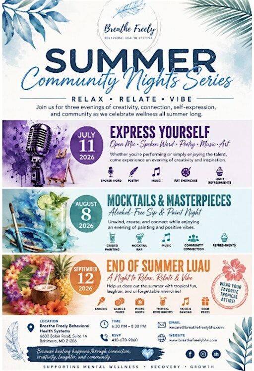 Free summer series