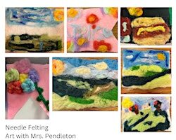 Kids Art Workshop: Needle Felting for Ages 8–14 July 1st