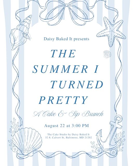 The Summer I Turned Pretty: A Cake + Sip Brunch