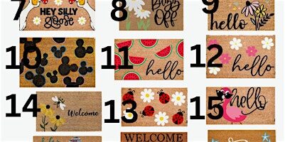 July Doormat Paint Day & Milkshakes