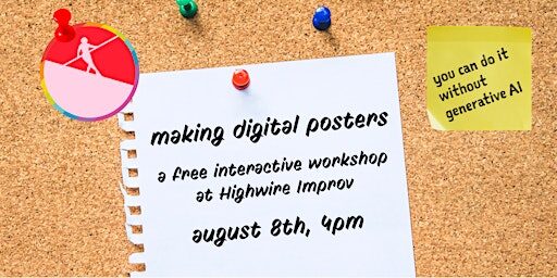Making Digital Posters without Generative AI: Free Community Workshop