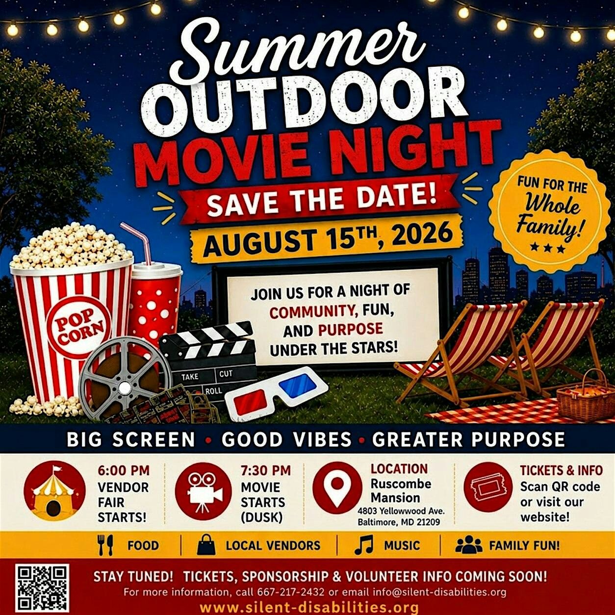 Summer Movie Night for a Cause
