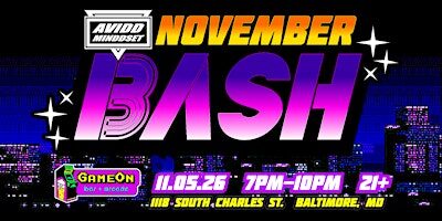 Avidd Minddset's November Bash 2026