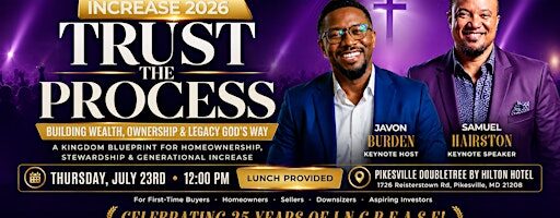 Trust the Process: Kingdom Wealth & Homeownership Lunch Session