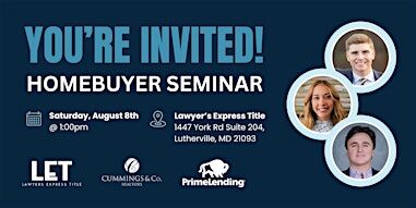Homebuyer Seminar