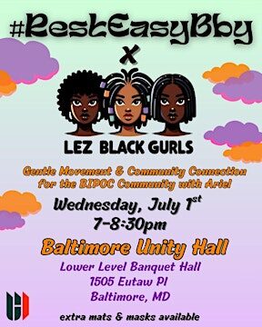 LBG presents Gentle Movement & Community Connection with RestEasyBby