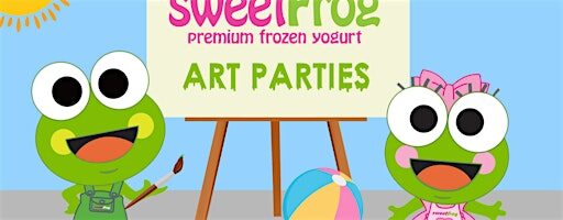 July's Finger-Paint Party at sweetFrog Dundalk