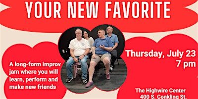 Your New Favorite: A Community Improv Comedy Jam