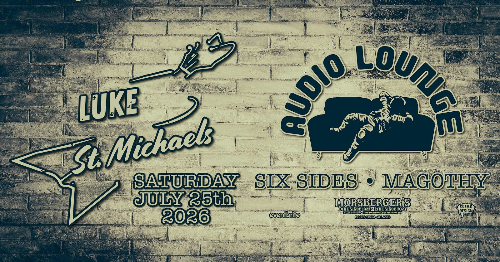 The Luke St. Michaels Band with  Audio Lounge, Six Sides, Magothy