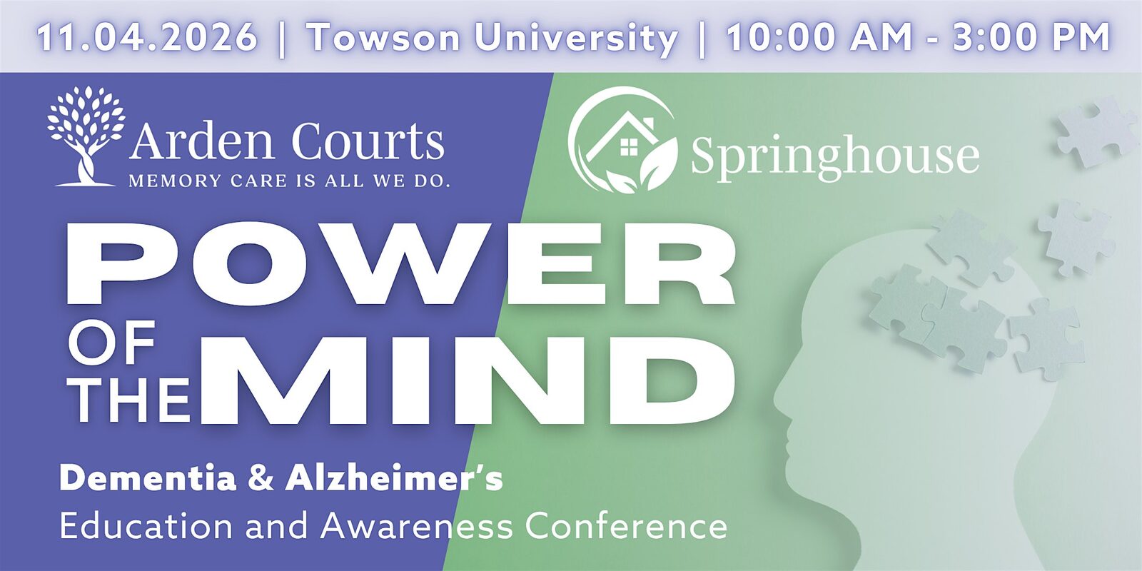 Power of the Mind Dementia & Alzheimer’s Education and Awareness Conference