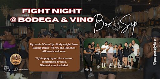 Fight Night: Box & Sip