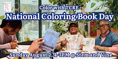 National Coloring Book Day Party