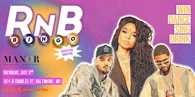 R&B BINGO at The Manor | Baltimore MD