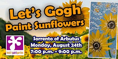 Let's Gogh Paint Sunflowers
