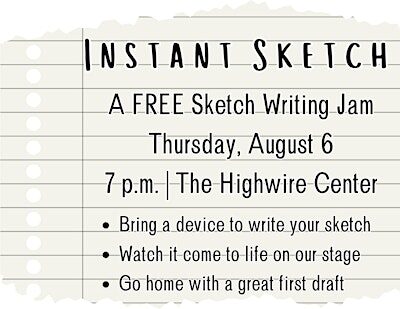 Instant Sketch: Create a Comedy Show in One Night