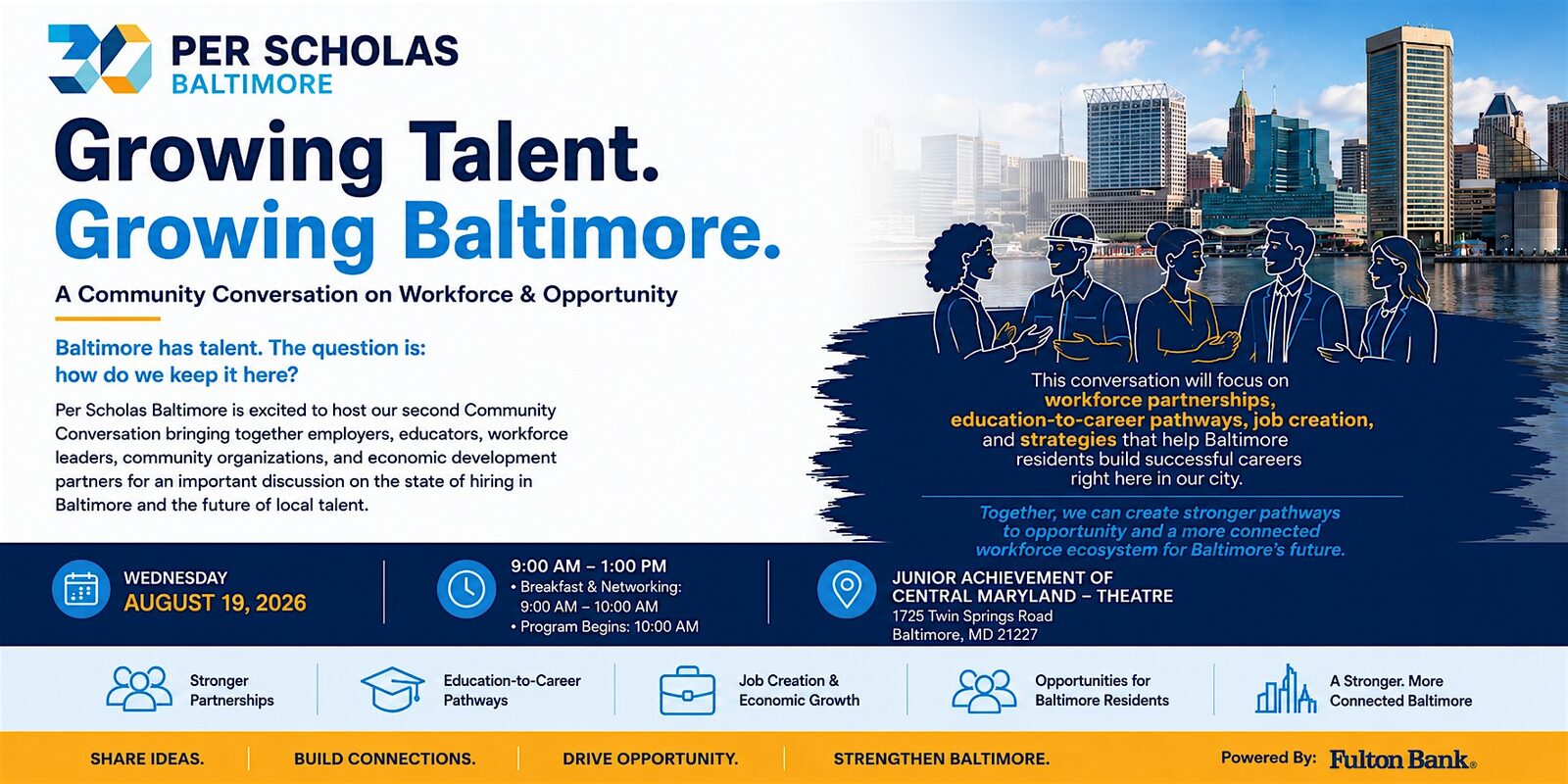 Growing Talent. Growing Baltimore. A Community Conversation.