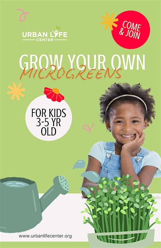 Grow Your Own Microgreens for Preschoolers (3-5)