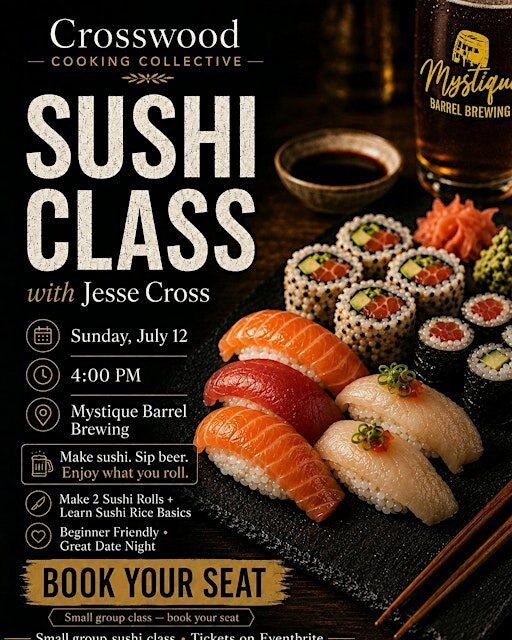 The Sushi Experience at Mystique Barrel Brewing