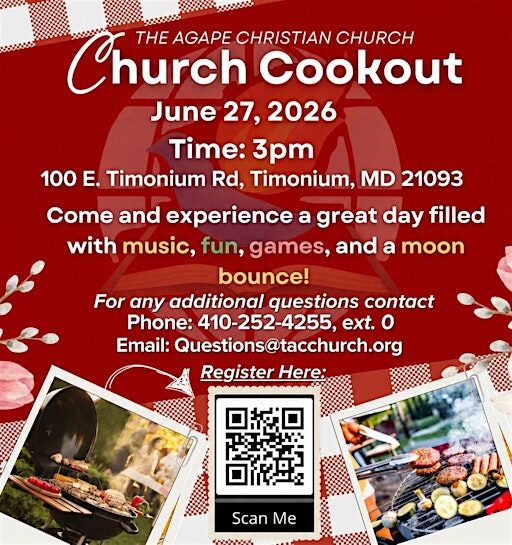 The Agape Christian Church Cookout