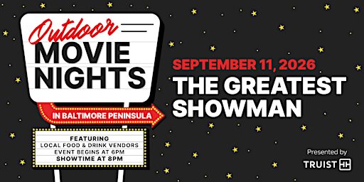 Outdoor Movie Night: The Greatest Showman